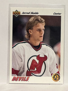 #446 Jarrod Skalde Star Rookie New Jersey Devils 91-92 Upper Deck Hockey Card