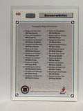 #440 Checklist  91-92 Upper Deck Hockey Card