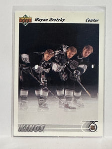 #437 Wayne Gretzky Los Angeles Kings 91-92 Upper Deck Hockey Card