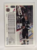 #437 Wayne Gretzky Los Angeles Kings 91-92 Upper Deck Hockey Card