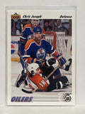 #436 Chris Joseph Edmonton Oilers 91-92 Upper Deck Hockey Card