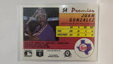 #54 Juan Gonzalez Texas Rangers 1991 O-Pee-Chee Premier Baseball Card