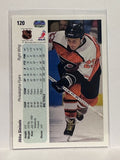 #120 Ilkka Sinisalo Philadelphia Flyers 90-91 Upper Deck Hockey Card