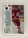 #123 Sergei Makarov Calgary Flames 90-91 Upper Deck Hockey Card