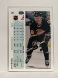 #79 Brian Bradley Vancouver Canucks 90-91 Upper Deck Hockey Card