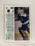 #81 Mark LaForest Toronto Maple Leafs 90-91 Upper Deck Hockey Card