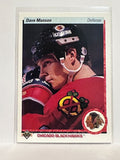 #85 Dave Manson Chicago Blackhawks 90-91 Upper Deck Hockey Card