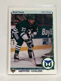 #87 Scott Young  Hartford Whalers 90-91 Upper Deck Hockey Card