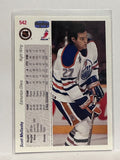 #542 Scott Mellanby Edmonton Oilers 91-92 Upper Deck Hockey Card