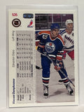 #535 Vincent Damphousse Edmonton Oilers 91-92 Upper Deck Hockey Card