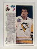 #525 Ken Priestlay Pittsburgh Penguins 91-92 Upper Deck Hockey Card