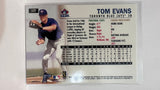 #177 Tom Evans Toronto Blue Jays 1999 Fleer Tradtion Baseball Card