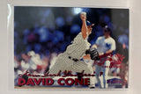 #124W David Cone Warming Track New York Yankees 1999 Fleer Tradtion Baseball Card