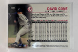 #124W David Cone Warming Track New York Yankees 1999 Fleer Tradtion Baseball Card