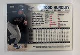 #305W Todd Hundley Warming Track Los Angeles Dodgers 1999 Fleer Tradtion Baseball Card