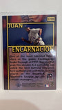 #579W  Juan Encarnacion Warming Track Franchise Futures Detroit Tigers 1999 Fleer Tradtion Baseball Card