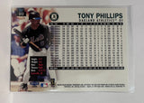 #512 Tony Phillips Oakland Athletics 1999 Fleer Tradtion Baseball Card