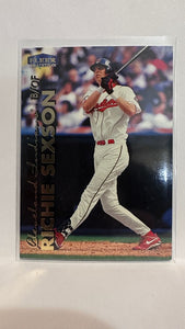 #42 Richie Sexson Cleveland Indians 1999 Fleer Tradtion Baseball Card