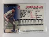 #42 Richie Sexson Cleveland Indians 1999 Fleer Tradtion Baseball Card