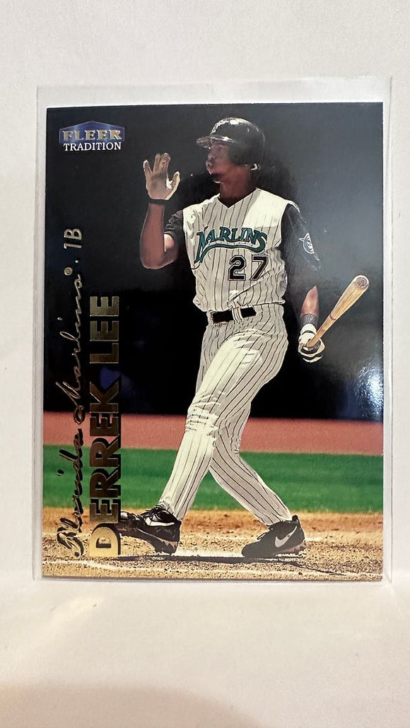 #216 Derrek Lee Florida Marlins 1999 Fleer Tradtion Baseball Card