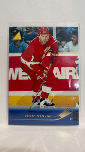 #163 Bob Rouse Detroit Red Wings 95-96 Pinnacle Hockey Card