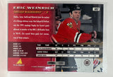 #182 Eric Weinrich Chicago Blackhawks 95-96 Pinnacle Hockey Card