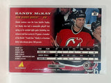 #92 Randy McKay New Jersey Devils 95-96 Pinnacle Hockey Card