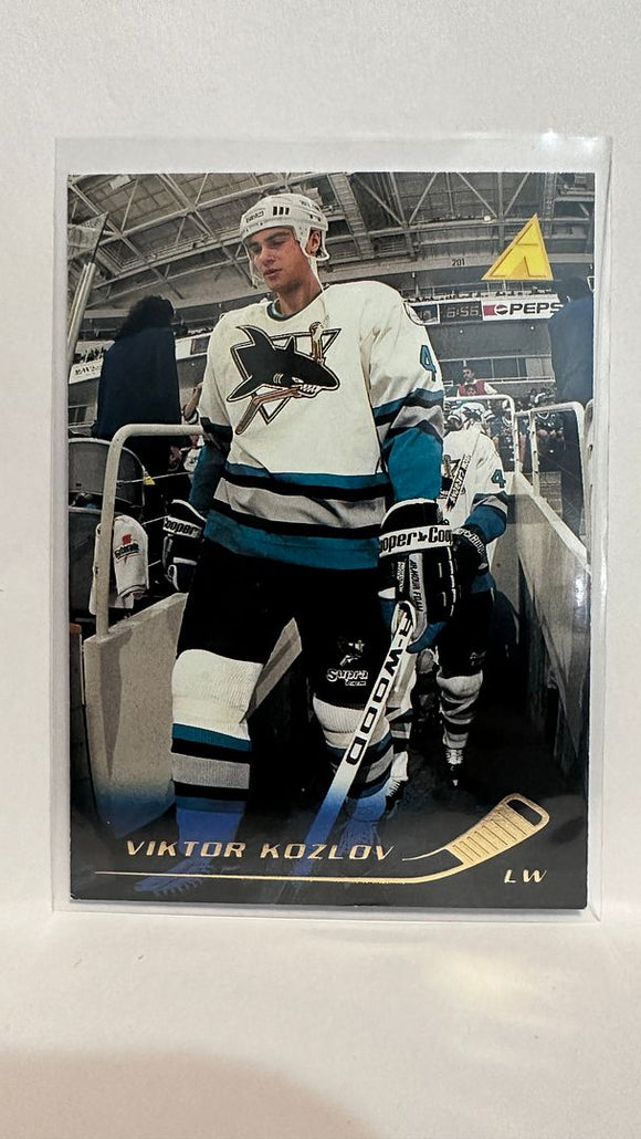 #99 Viktor Kozlov San Jose Sharks 95-96 Pinnacle Hockey Card