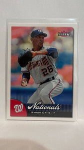 #5 Ramon Ortiz Washington Nationals 2007 Fleer Baseball Card