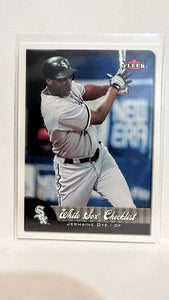 #376 Jermaine Dye Chicago White Sox 2007 Fleer Baseball Card