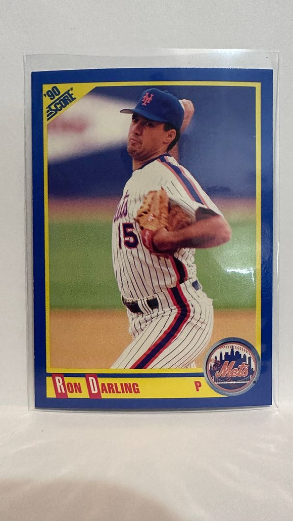 #446 Ron Darling New York Mets 1990 Score Baseball Card