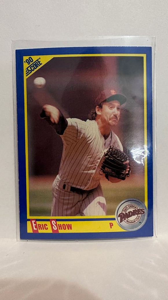 #493 Eric Show San Diego Padres 1990 Score Baseball Card