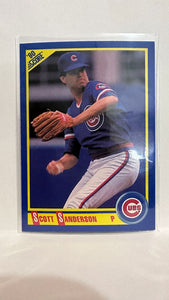 #488 Scott Sanderson Chicago Cubs 1990 Score Baseball Card