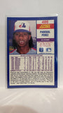 #486 Pascual Perez Montreal Expos 1990 Score Baseball Card