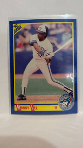 #482 Manny Lee Toronto Blue Jays 1990 Score Baseball Card