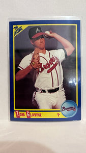 #481 Tom Glavine Atlanta Braves 1990 Score Baseball Card