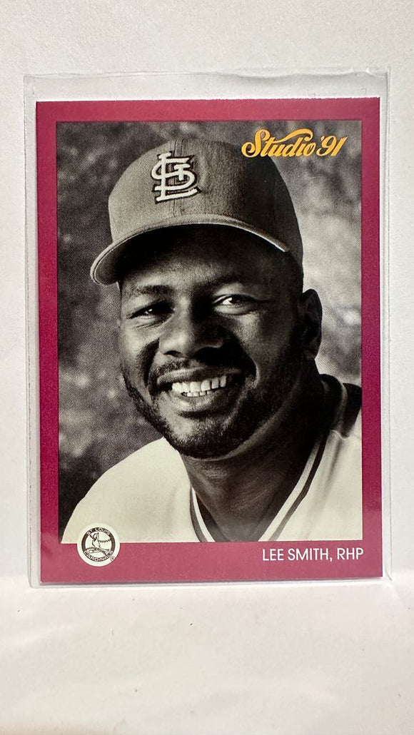 #237 Lee Smith  St Louis Cardinals 1991 Studio Baseball Card