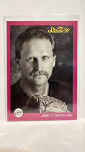 #241 Larry Andersen San Diego Padres 1991 Studio Baseball Card