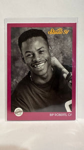 #248 Bip Roberts San Diego Padres 1991 Studio Baseball Card