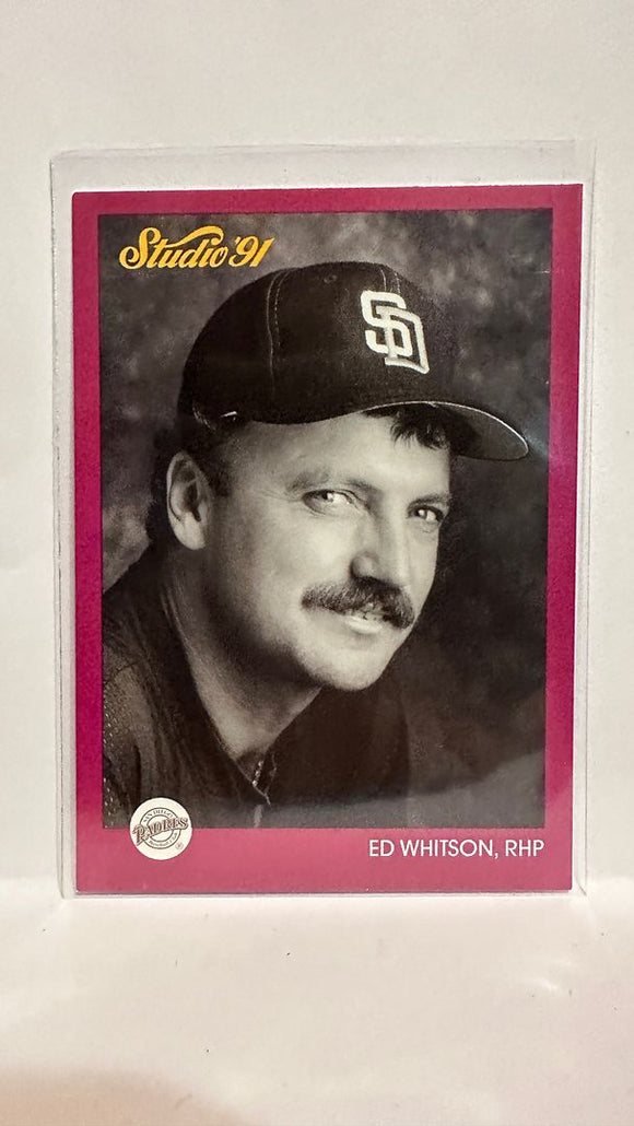 #250 Ed Whitson San Diego Padres 1991 Studio Baseball Card