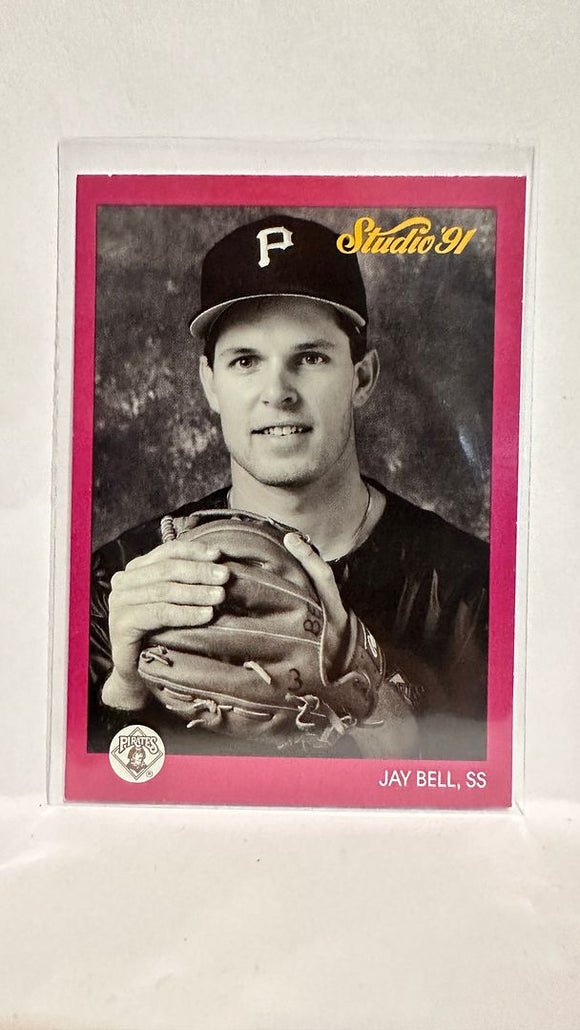 #221 Jay Bell Pittsburgh Pirates 1991 Studio Baseball Card