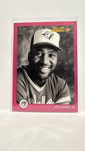 #133 Joe Carter Toronto Blue Jays 1991 Studio Baseball Card