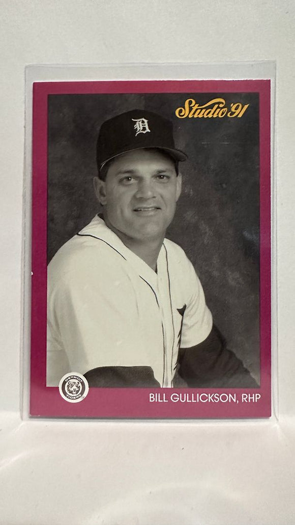 #55 Bill Gullickson Detroit Tigers 1991 Studio Baseball Card