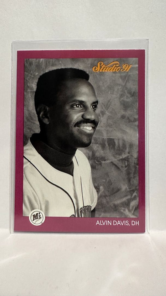 #111 Alvin Davis Seattle Mariners 1991 Studio Baseball Card