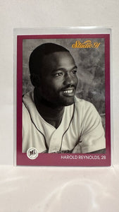 #119 Harold Reynolds Seattle Mariners 1991 Studio Baseball Card