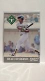 #393 Rickey Henderson Oakland Athletics 1991 Fleer Ultra Baseball Card