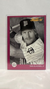 #85 Dan Gladden Minnesota Twins 1991 Studio Baseball Card