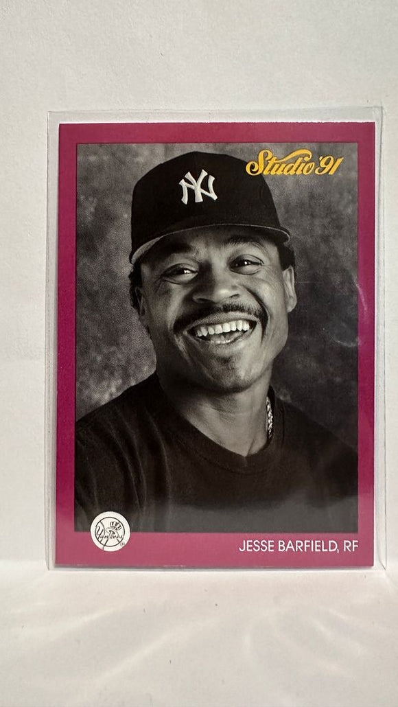 #91 Jesse Barfield New York Yankees 1991 Studio Baseball Card