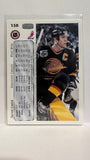 #158 Trevor Linden Vancouver Canucks 92-93 Upper Deck Hockey Card