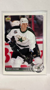 #90 Enrico Ciccone Minnesota North Stars 92-93 Upper Deck Hockey Card